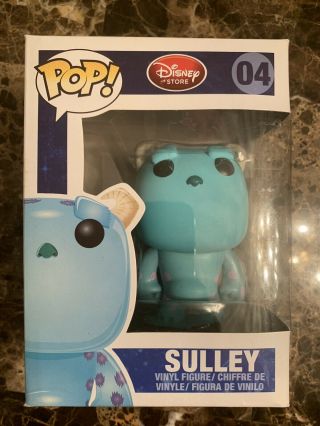Funko Pop Disney Monsters Inc Sulley 04 Red Logo Disney Store Exclusive Vaulted