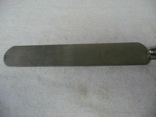 Long Vintage Wood Handle Baker Spatula Icing Knife 11.  5 