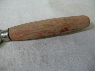 Long Vintage Wood Handle Baker Spatula Icing Knife 11.  5 