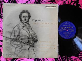 Kogan.  Paganini.  Violin Concerto No.  1.  Australian Press.  Columbia.  33cx 1562.