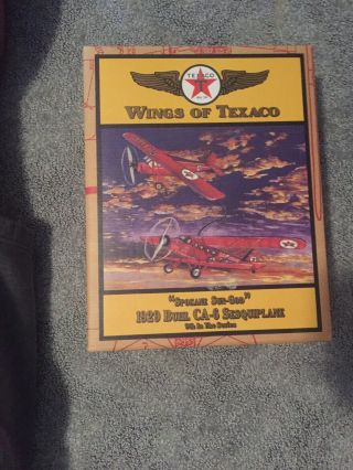 Ertl Wings Of Texaco 1929 Buhl Ca - 6 Sesquiplane Airplane Diecast Spokane Sun God