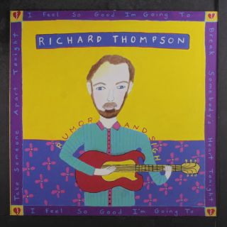 Richard Thompson: Rumor And Sigh Lp (europe,  So Close To M -) Rock & Pop