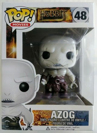 Funko Pop Movies The Hobbit Azog Vinyl Figure 48 Lord Of The Rings Vaulted