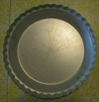 Vintage Wear - Ever Fluted Aluminum Pie Pan Plate Dish 2865 10” X 1 3/4” Usa