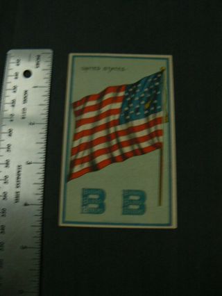 Burdock Blood Bitters Trade Card,  American Flag