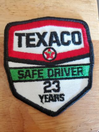 Texaco Safe Driver 23 Years Patch