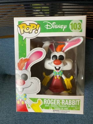 Roger Rabbit Funko Pop Disney 103 Vaulted