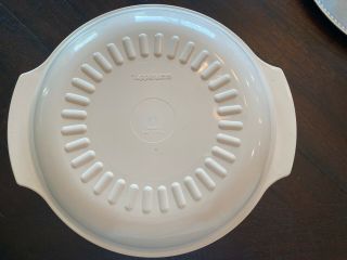 Vintage Tupperware Bowl With Lid For Microwave - Made In Usa - 3 Qt.