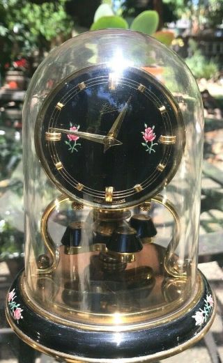 Vintage Miniature Schatz Brass Anniversary Clock
