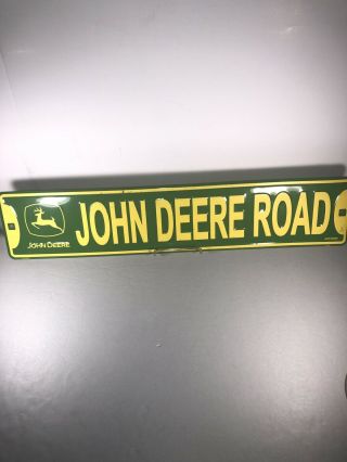 John Deere Road Sign Metal