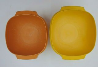 Vintage Tupperware Nesting Bowls Set Of 2 No Lids