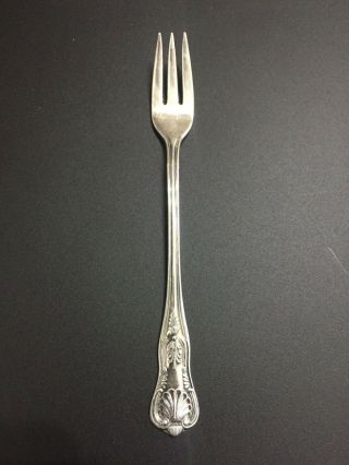 International Silver Co Kings 1977 Silverplate 6 " Seafood Cocktail Fork