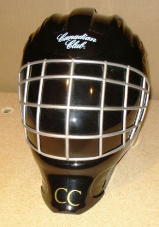 1858 Canadian Club Hockey Goalie Helmet Ice Bucket