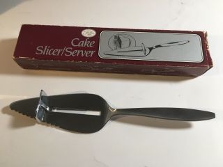 Cake Pie Stainless Steel Knife Slicer Server Fuller Brush Brand 171