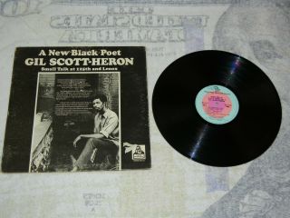 Gil Scott Heron Small Talk At 125th And Lenox 1st Press Lp Flying Dutchman Jazz