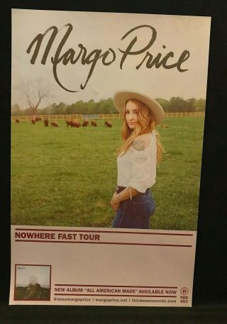 Margo Price - All American Made - Promotional Poster - Nowhere Fast Tour Tmr - 482