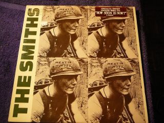 The Smiths Vinyl Lp Meat Is Murder Us Sire Rough Trade Nm Vinyl & Promo Cover