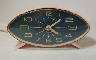 Vintage 1960s Sessions Pink Alarm Clock