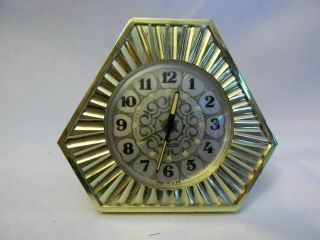 Vintage Art Deco Style Westclox Wind Up Alarm Clock -