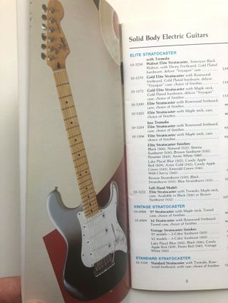 1984 FENDER Musical Instruments Price List (35 pgs) incl.  Rogers,  Rhodes,  Squier 3