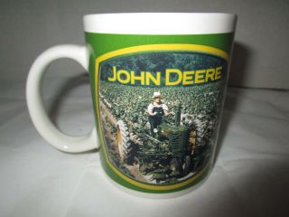 John Deere Tractors Old & Modern Coffee Cup Mug Licensed Product Houston Harvest