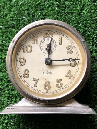 Vintage 1927 Westclox Big Ben Wind - Up Alarm Clock