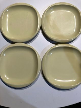 Boontonware Yellow Salad Plates 6.  5” 1105 - 6