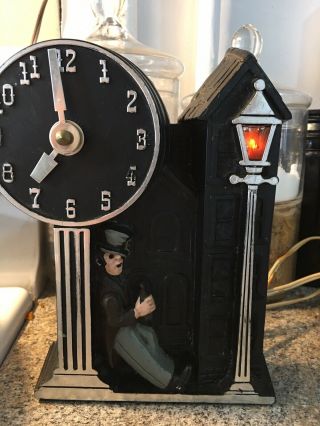 Pub Drinker Clock By Mastercrafters " Happy Time " Model 911 Lights Up