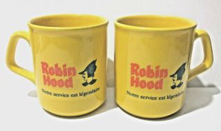 2 Vintage Robin Hood Mug Made In England