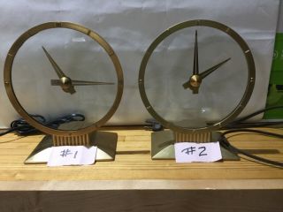 Jefferson Golden Hour Art Deco Mystery Clock Parts/repair.  Very