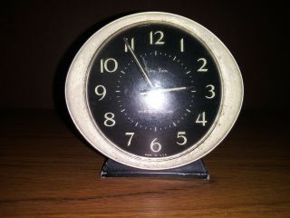 Vintage Collectible Baby Ben Westclox - Small Wind Up Alarm Clock - Black/metal