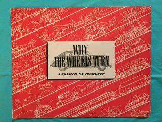 1941 Plymouth " Why The Wheels Turn " Car Dealer Showroom Sales Brochure