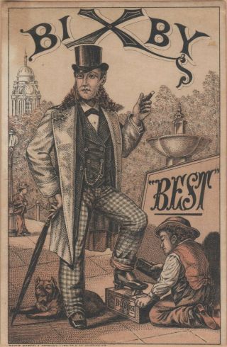 Victorian Trade Card - Bixby 