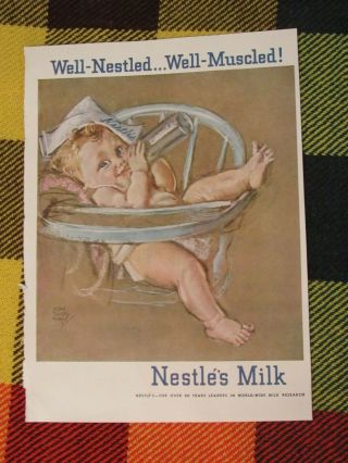 Time Life International Edition Vintage Print Ad Nestle 