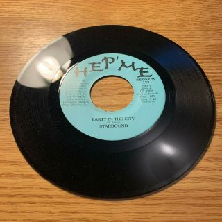 Orleans Soul Funk 45 Starbound Party In The City Hep Me 177 Nos