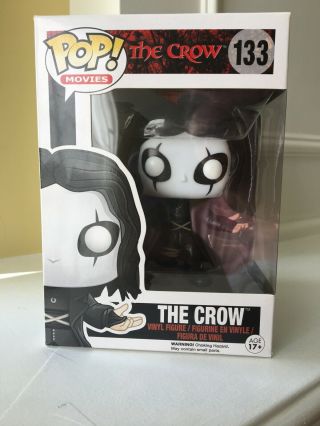 Funko Pop Movies The Crow Vinyl Figure 133 Vaulted With Protector