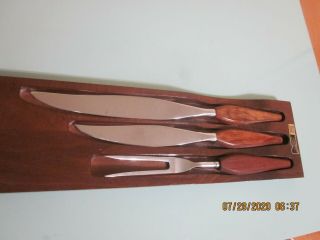 Vintage Washington Forge Town & Country Fleetwood Handle Carving Set