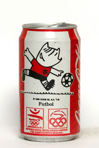 1992 Coca Cola Can From Mexico,  Barcelona 