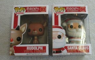 Funko Pop Holidays Rudolph The Red - Nose Reindeer And Santa 04 03