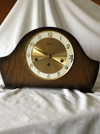 Vintage British Bentima / Perivale Art Deco 8 Day Mantle Clock Parts Repair