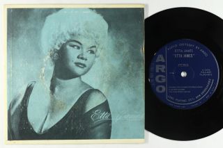 Jukebox Hard Cover Ep - Etta James - S/t (1962) - Argo - 7 - Lps - 4013 Vg,