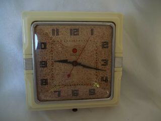 Vintage Telechron Electric Clock Art Deco Mid Century Kitchen Clock Model 2h11