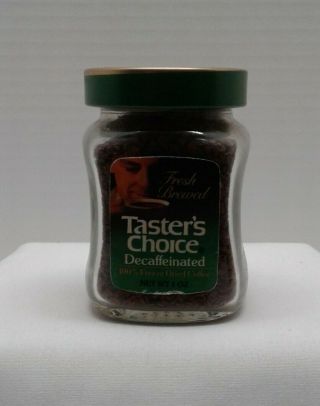 Tasters Choice Vintage 1 Ounce Jar