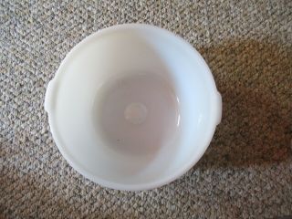 Vintage Glasbake Sunbeam Mixmaster Milk Glass Mixing Bowl 9 1/4 