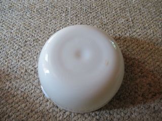 Vintage Glasbake Sunbeam Mixmaster Milk Glass Mixing Bowl 9 1/4 
