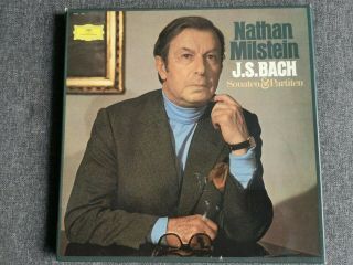 2709 047 Js Bach Sonatas & Partitas Nathan Milstein 3lp Box Set