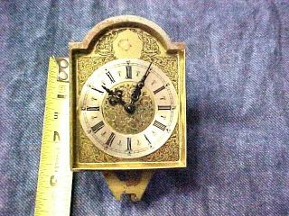 Vintage W&a.  Schmid Schlenker Jr Germany 4 Jewel Clock Pendulum Clock Movement