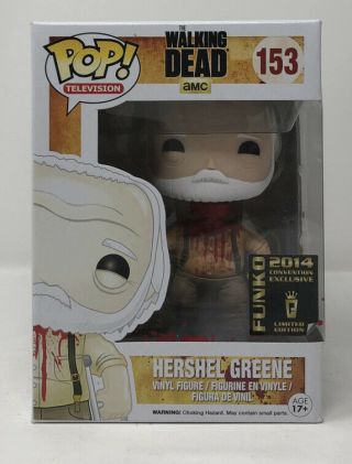 Funko Pop The Walking Dead Hershel Greene 153 Headless 2014 Comic Con