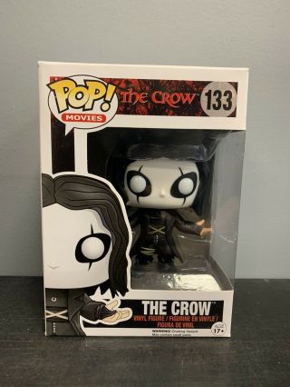 Funko Pop Movies The Crow Vinyl Figure 133 Authentic Vaulted W/ Protector