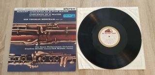 Asd 344 W/g Uk 1st Mozart Bassoon,  Clarinet Concts Brymer,  Beecham,  Rpo Nm